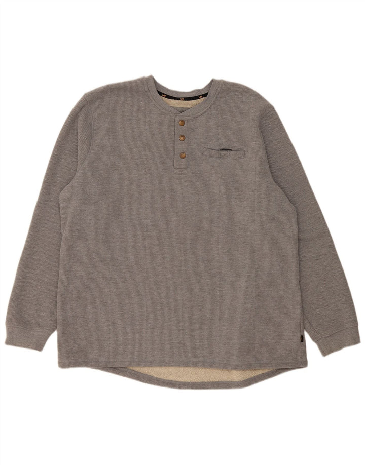 Ανδρικό φούτερ Lee Regular Fit Jumper 2XL Γκρι βαμβακερό
