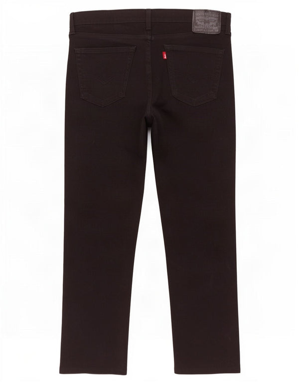 Levi's Mens 511 Slim Jeans W38 L30 Μαύρο βαμβακερό