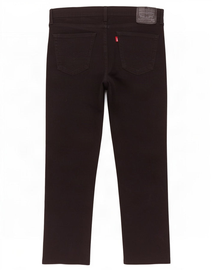 Levi's Mens 511 Slim Jeans W38 L30 Μαύρο βαμβακερό