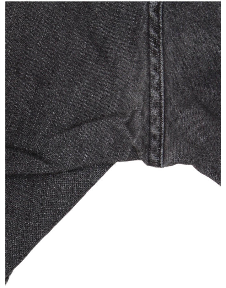 Levi's Mens 502 Tapered Jeans W40 L32 Μαύρο βαμβακερό