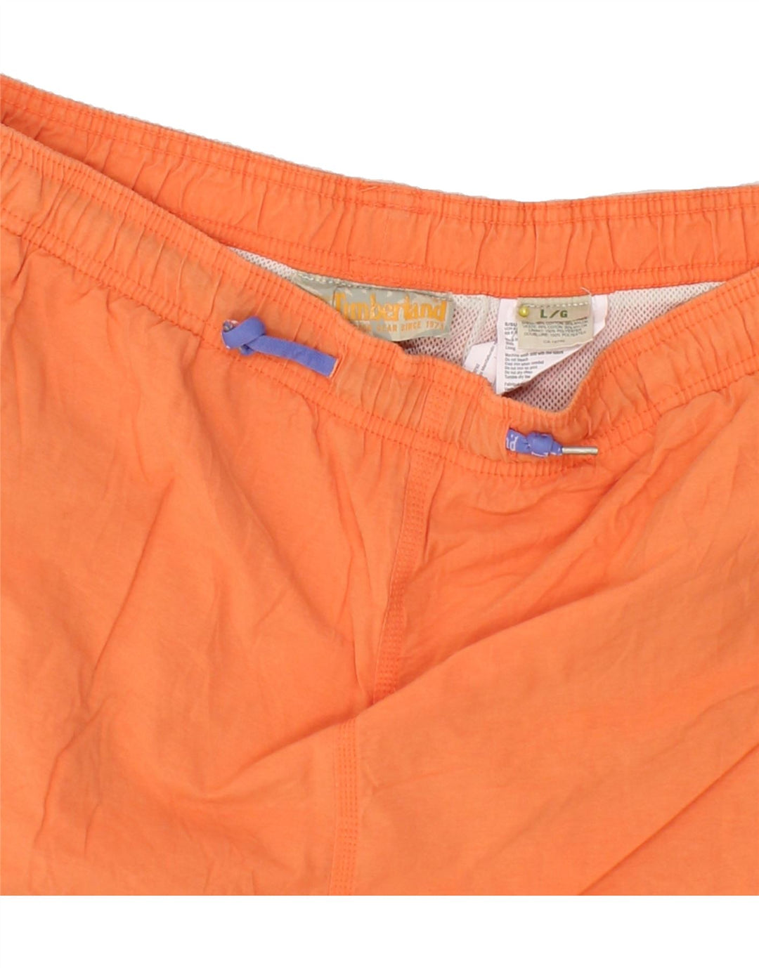 TIMBERLAND Mens Swimming Shorts Large  Orange Cotton Vintage Timberland and Second-Hand Timberland from Messina Hembry 