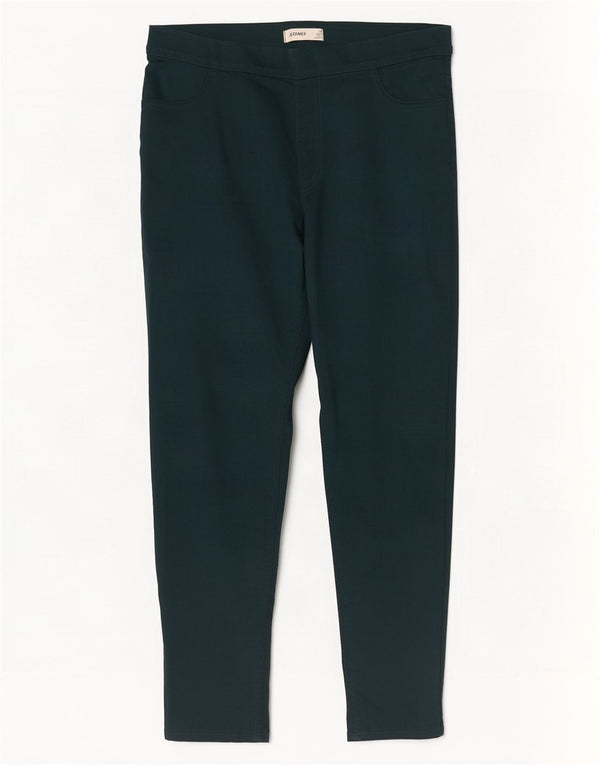 Marks & Spencer Γυναικεία Crop Jegging Τζιν UK 16 Large W36 L26 Green Cotton