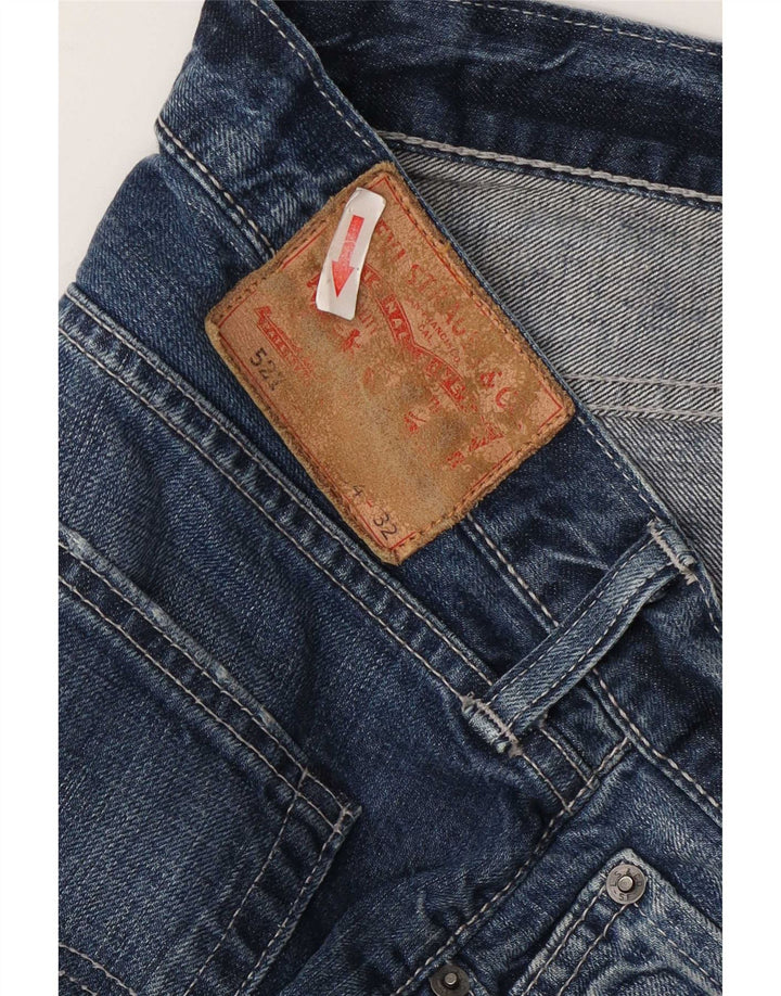 Levi's Mens 527 Bootcut Jeans W34 L32 Μπλε βαμβακερό