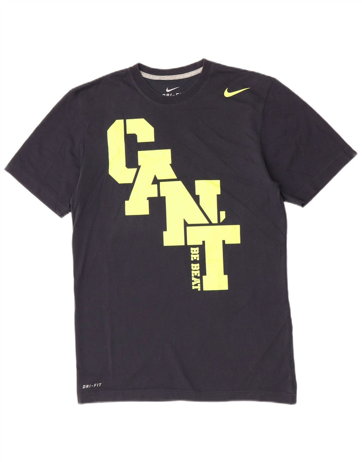 Μπλουζάκι Nike ανδρικό Dri Fit γραφικό μπλουζάκι, μικρό ναυτικό μπλε