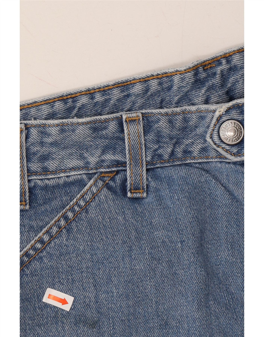 LEVI'S Womens Denim Shorts US 13 Large W34  Blue Cotton Vintage Levi's and Second-Hand Levi's from Messina Hembry 