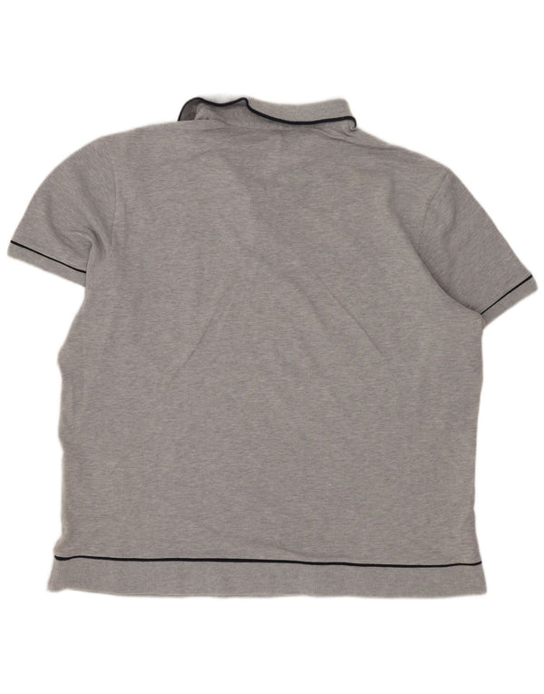 Ανδρικό μπλουζάκι πόλο Lacoste Regular Fit Μέγεθος 6 XL Γκρι βαμβακερό
