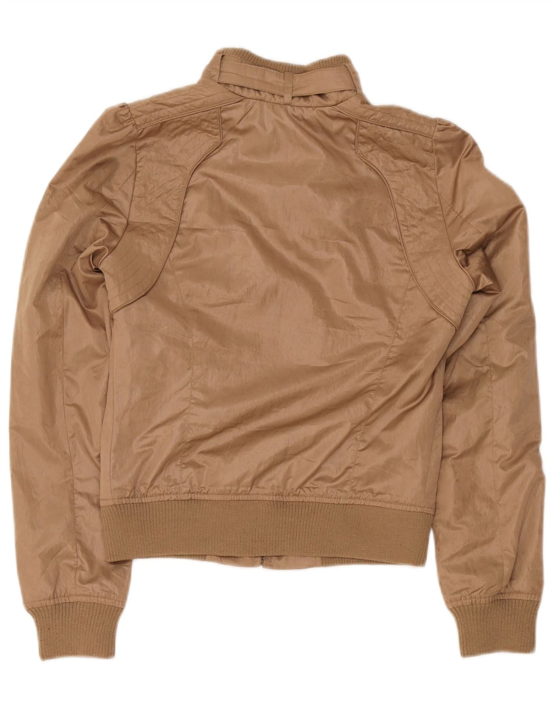 Guess Γυναικείο Bomber Jacket UK 6 XS καφέ πολυεστέρας