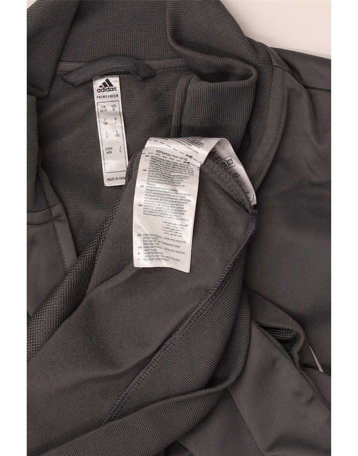 Ανδρική φόρμα γυμναστικής Adidas Top Jacket UK 40/42 Medium Grey Polyester