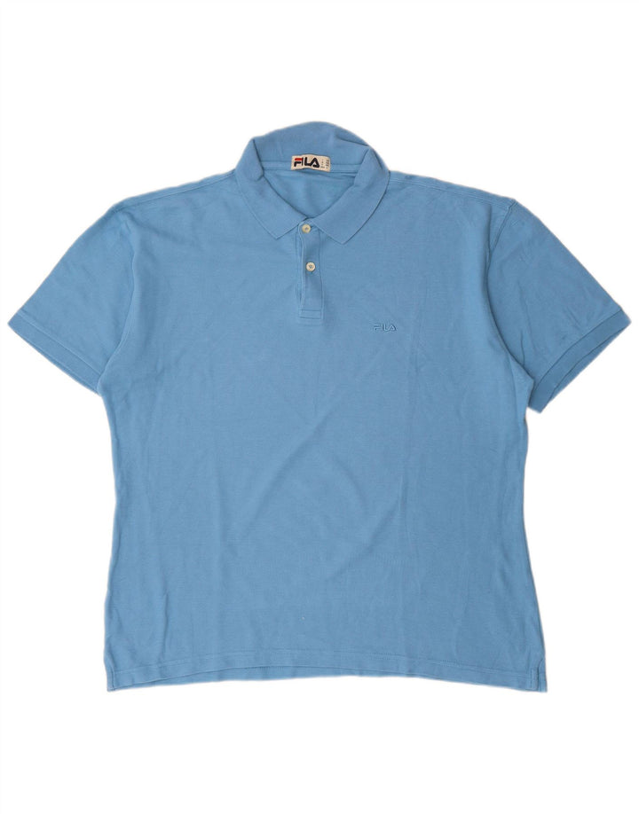 Ανδρικό μπλουζάκι πόλο FILA IT 54 XL Μπλε βαμβακερό