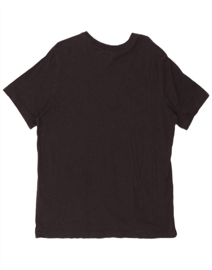 Ανδρικό T-Shirt NIKE Top XL Μαύρο βαμβακερό