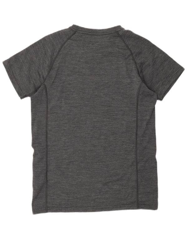 Ανδρικό T-Shirt Mountain Warehouse Top Medium Grey Flecked Merino Wool