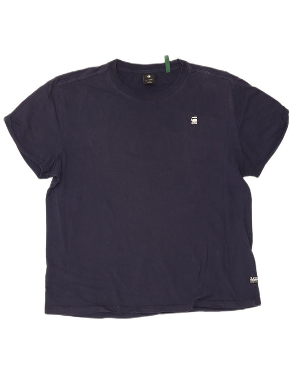 Ανδρικό T-Shirt G-Star Top Large Navy Blue