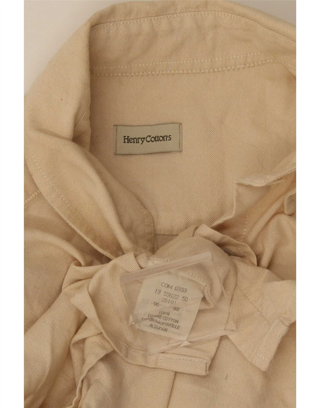 Henry Cottons Γυναικείο Πουκάμισο IT 48 XL Μπεζ βαμβακερό