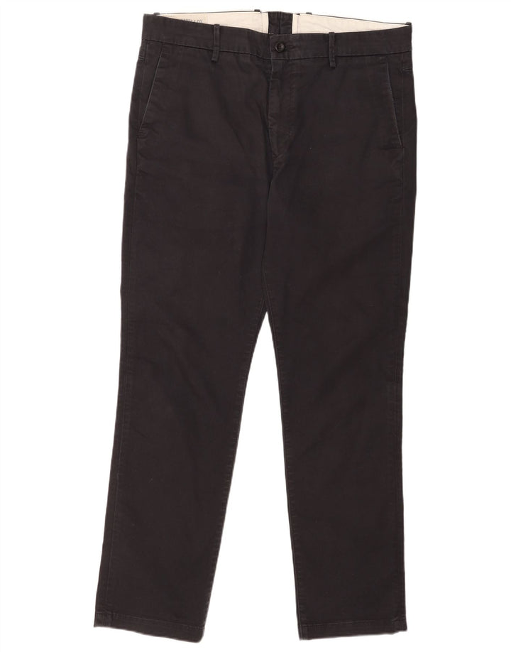 Ανδρικό παντελόνι Chino Levi's Slim W36 L32 Μαύρο βαμβακερό