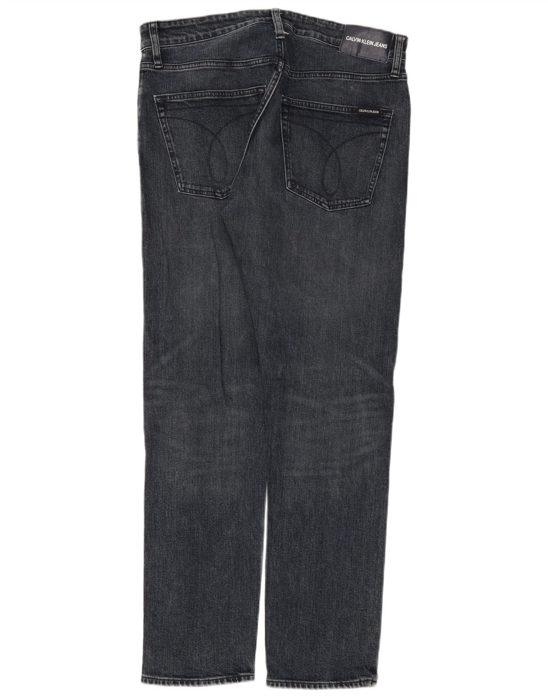 Ανδρικό τζιν ίσιο Calvin Klein W32 L32 Γκρι βαμβακερό