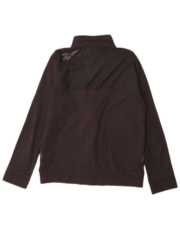 Ανδρική φόρμα με γραφικά Reebok Top Jacket Small Black Polyester