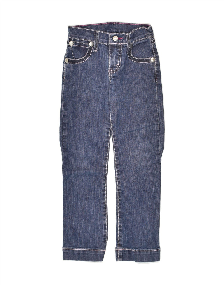 WRANGLER Girls Straight Jeans 5-6 Years W22 L20  Blue Cotton | Vintage Wrangler | Thrift | Second-Hand Wrangler | Used Clothing | Messina Hembry 