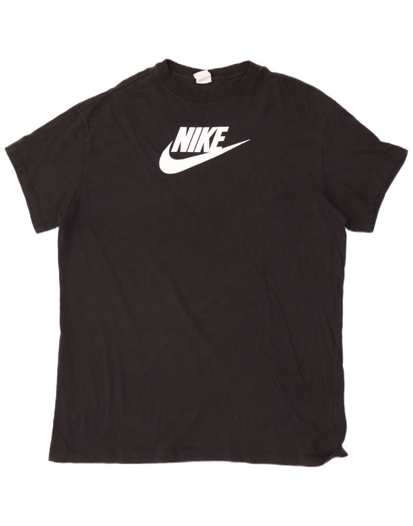 Ανδρικό γραφικό μπλουζάκι Nike Loose Fit 2XL μαύρο βαμβακερό
