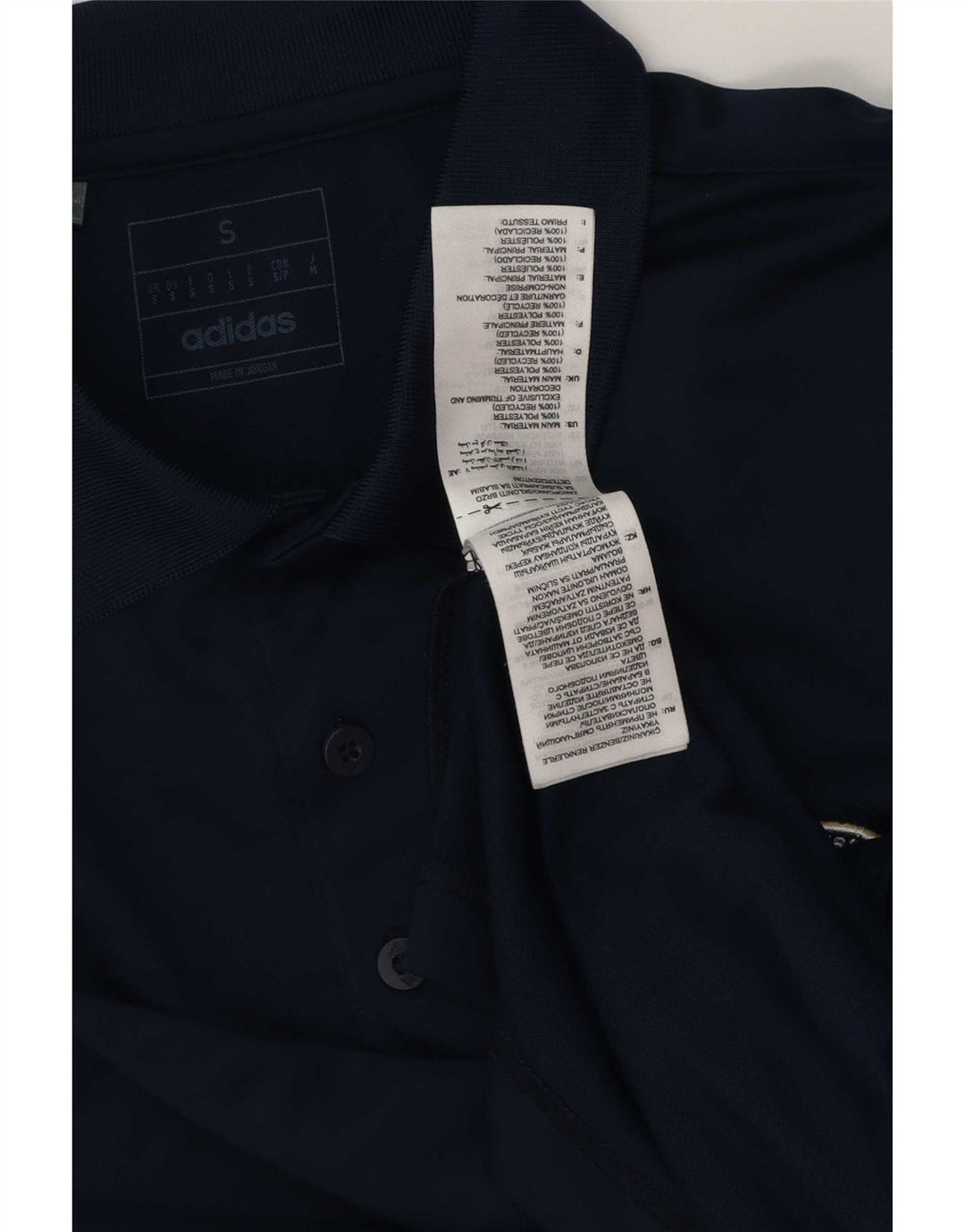 Ανδρικό μπλουζάκι Adidas Polo Small Navy Blue Polyester