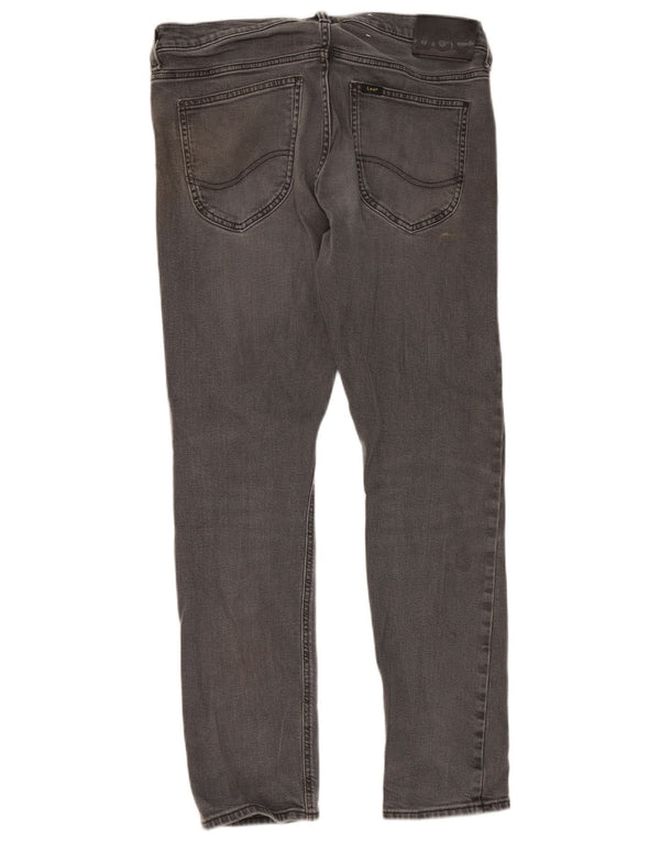 Lee Mens Luke Slim Jeans W34 L32 Γκρι βαμβακερό