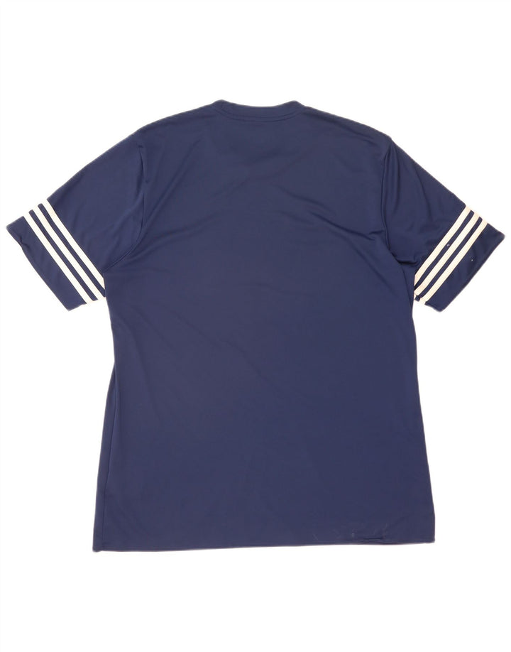 Adidas Ανδρικό T-Shirt Climalite Top XL Navy Blue Polyester