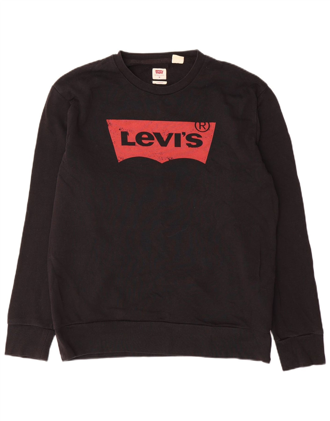 Ανδρικό φούτερ Levi's Standard Graphic Jumper Μεσαίο μαύρο βαμβακερό