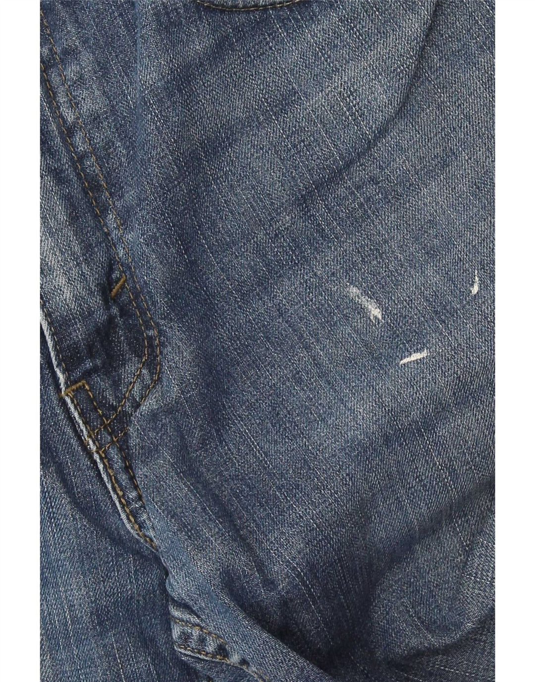 Levi's Mens 511 Distressed Slim Jeans W34 L32 Blue Cotton