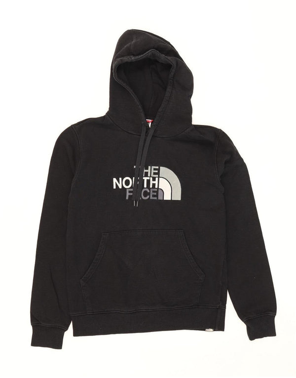 Ανδρικό γραφικό κουκούλα North Face, μεσαίο μαύρο βαμβακερό