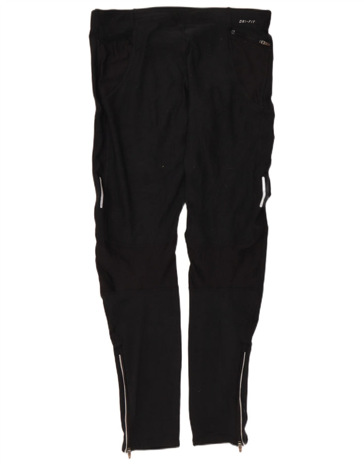 Γυναικείο κολάν NIKE Dri Fit UK 12 μεσαίο μαύρο πολυεστέρα