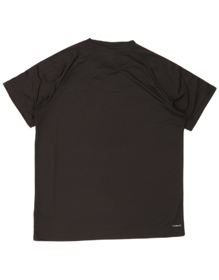 Ανδρικό T-Shirt Climalite Adidas Top XL Μαύρο Πολυεστέρας