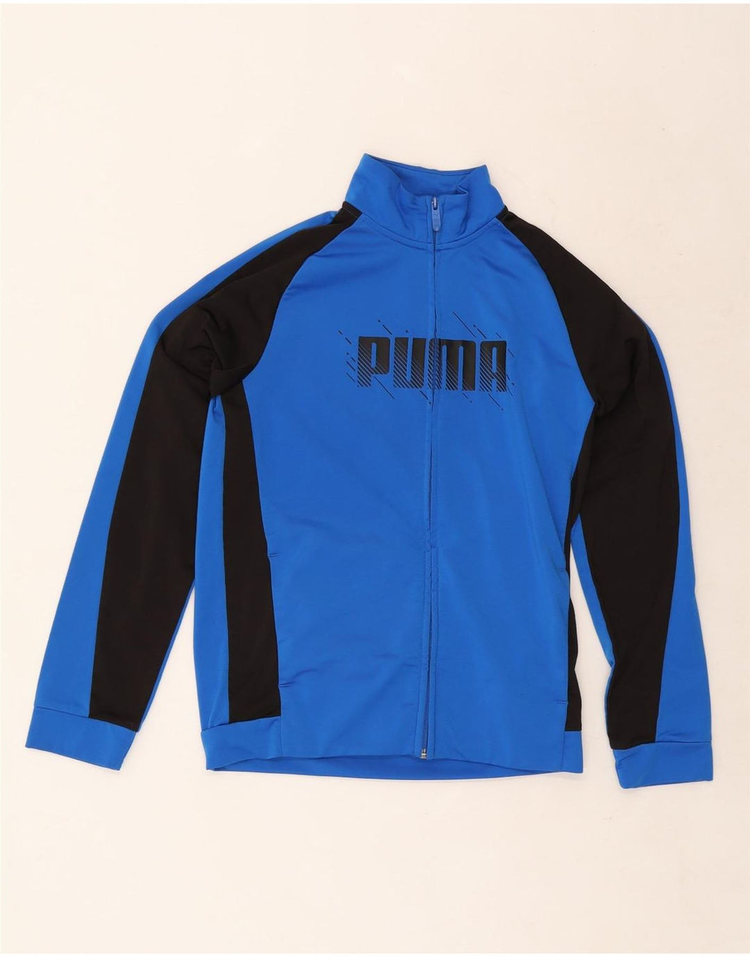 Puma Boys Graphic αθλητική φόρμα Top Jacket 13-14 Years Blue Colourblock