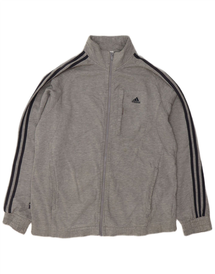 Ανδρική φόρμα Adidas Μπουφάν με μεγάλο γκρι βαμβάκι