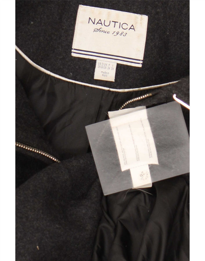 Nautica Γυναικείο Bomber Jacket UK 20 2XL Γκρι μαλλί