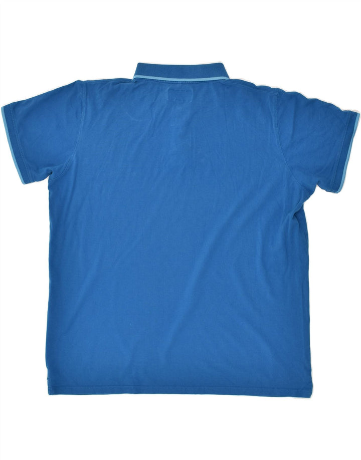 CARRERA Mens Polo Shirt XL Blue Cotton | Vintage Carrera | Thrift | Second-Hand Carrera | Used Clothing | Messina Hembry 