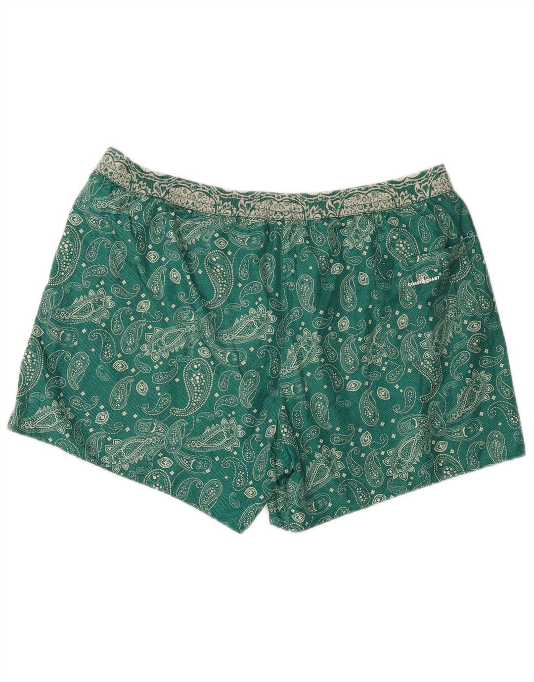 Ανδρικό σορτς κολύμβησης COAST Large Green Paisley