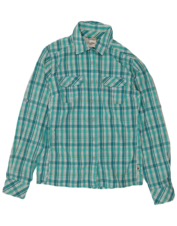 The North Face γυναικείο πουκάμισο UK 10 Small Green Check Nylon