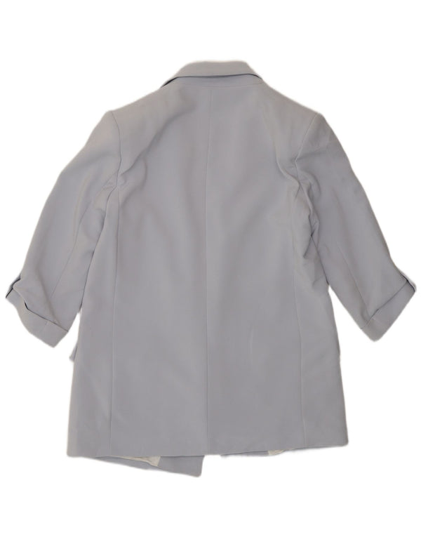 Zara Γυναικείο Μπουφάν 3/4 Μανίκι Μπλέιζερ UK 16 Large Blue