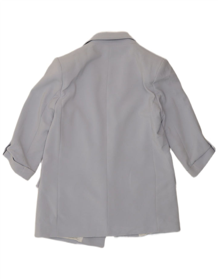 Zara Γυναικείο Μπουφάν 3/4 Μανίκι Μπλέιζερ UK 16 Large Blue