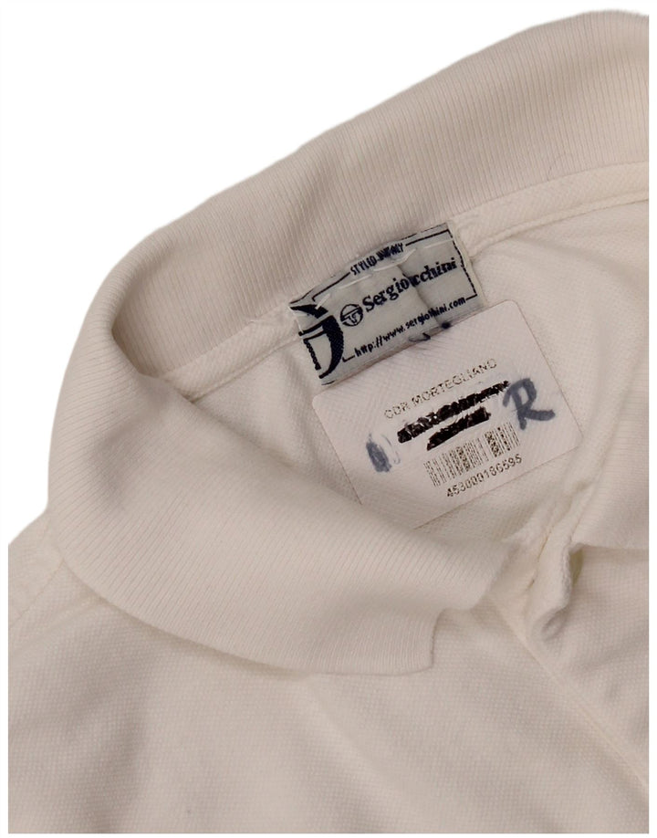 Ανδρικό μπλουζάκι πόλο Sergio Tacchini, μεσαίο λευκό