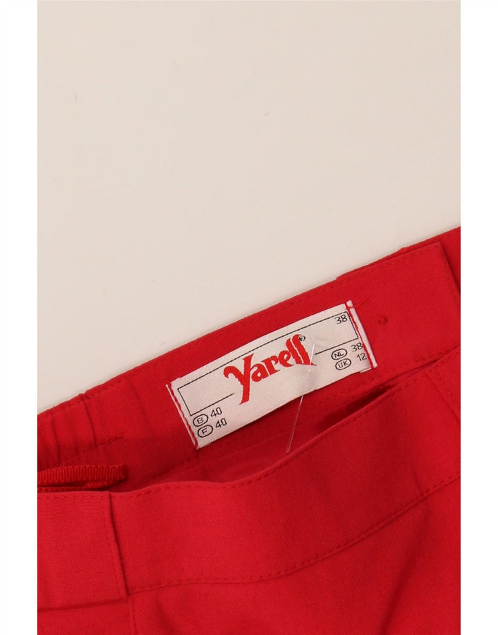 YARELL Womens Midi Pencil Skirt UK 12 Medium W28  Red Vintage Yarell and Second-Hand Yarell from Messina Hembry 