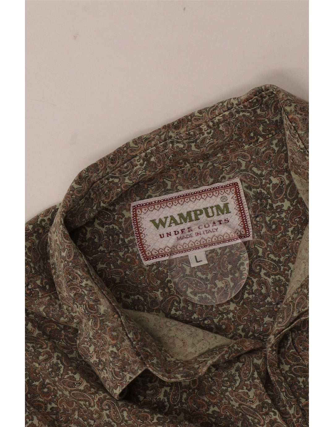 Ανδρικό πουκάμισο Wampum Large Khaki Paisley