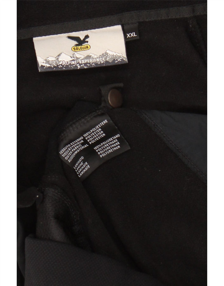 Ανδρική φόρμα SALEWA Top Jacket 2XL Μαύρο Πολυεστέρα