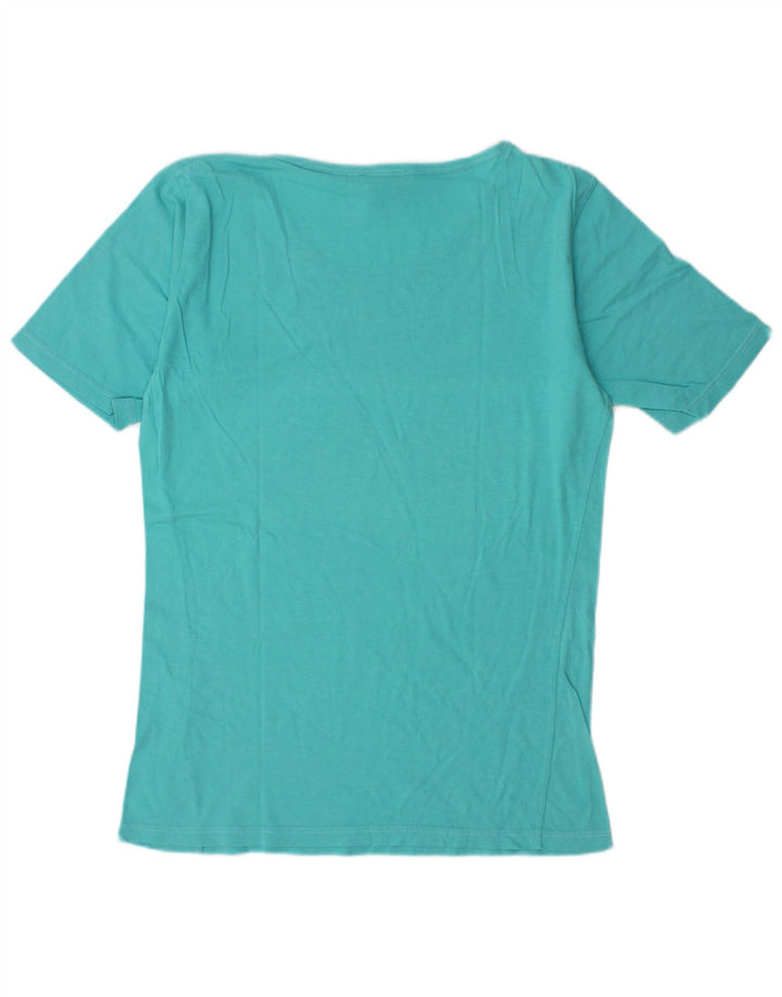 Joop Γυναικείο T-Shirt Top IT 36 XS Τυρκουάζ Βαμβακερό