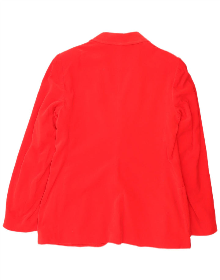 Vintage Γυναικείο Μπουφάν Blazer IT 48 XL Κόκκινο βαμβακερό