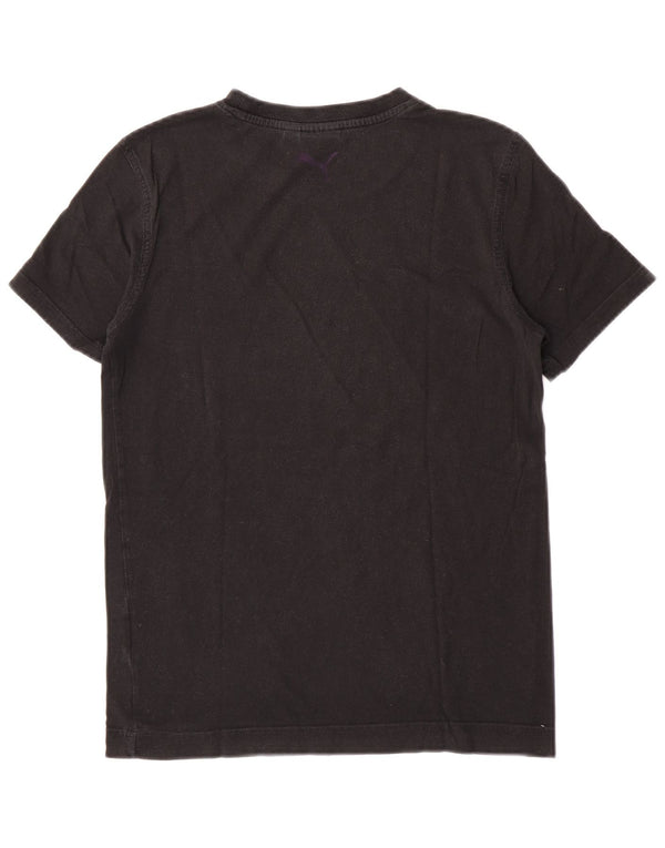 Ανδρικό γραφικό T-Shirt Puma Top XS Μαύρο βαμβακερό