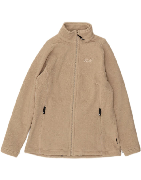 Jack Wolfskin Γυναικείο Γραφικό Σακάκι Fleece UK 16 Large Beige
