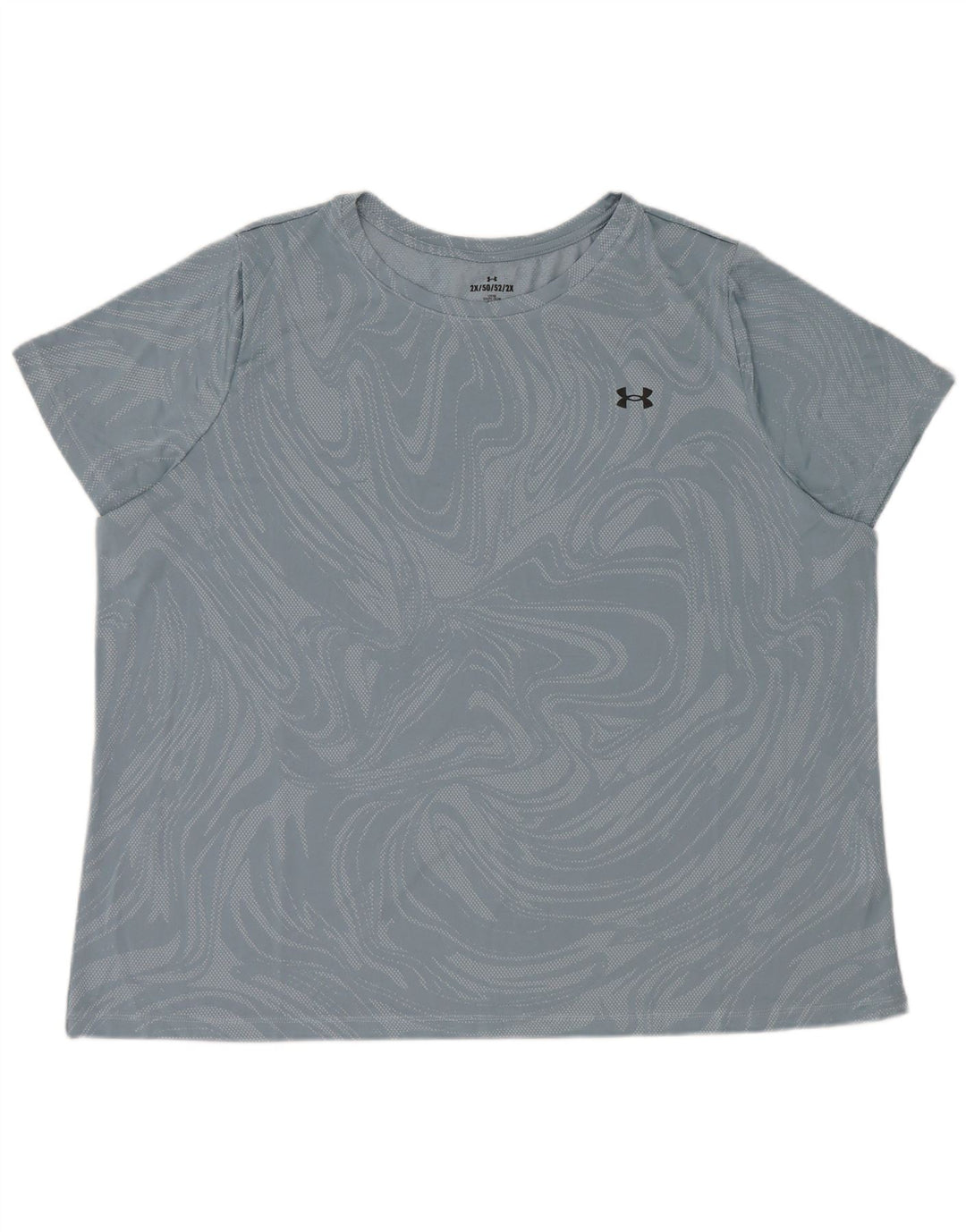 Under Armour Γυναικείο T-Shirt Top 2XL Blue Geometric Polyester