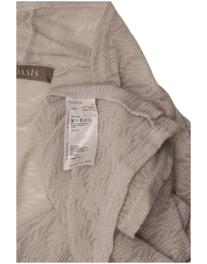 Γυναικεία ζακέτα Oasis Oversized UK 10 Μικροί Γκρι Γεωμετρικός Πολυεστέρας
