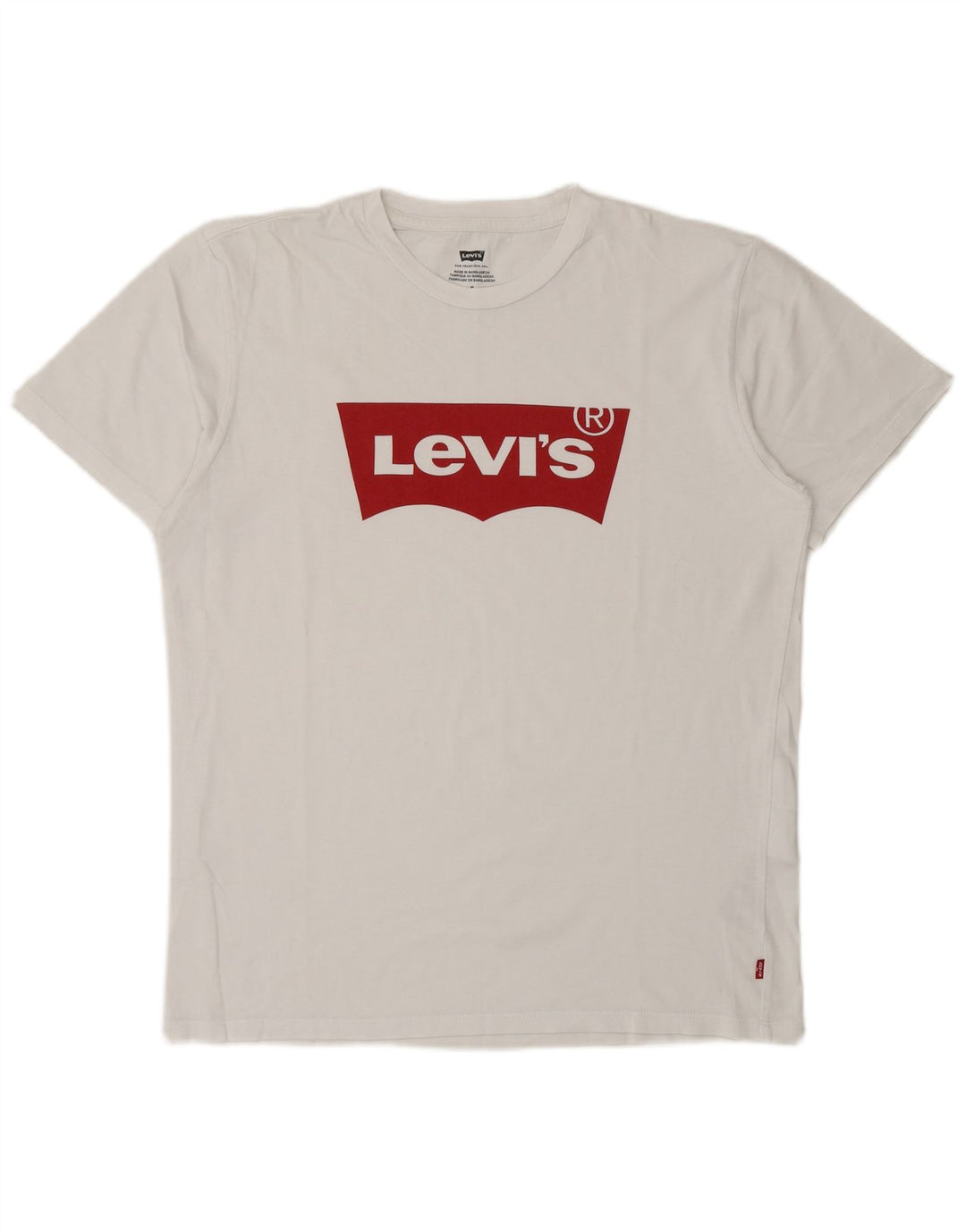 Ανδρικό γραφικό T-Shirt Levi's Top Μεσαίο λευκό βαμβακερό