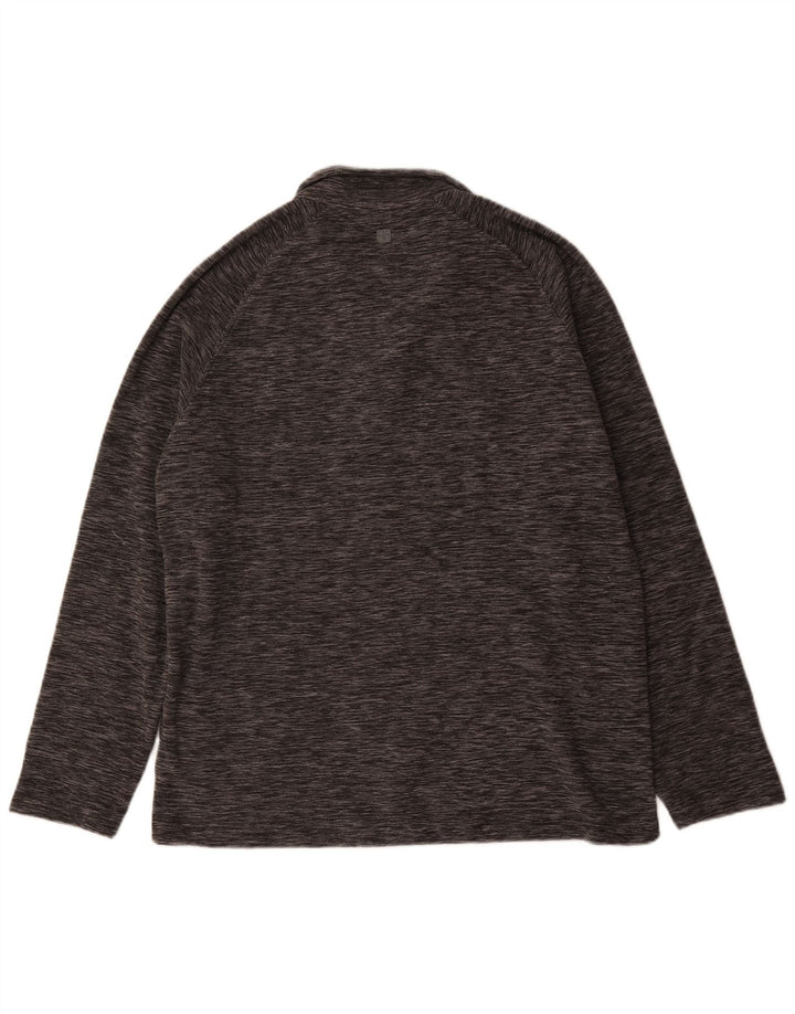 Ανδρική αποθήκη Mountain Warehouse με φερμουάρ Fleece Jumper Μεγάλο γκρι πολυεστέρας